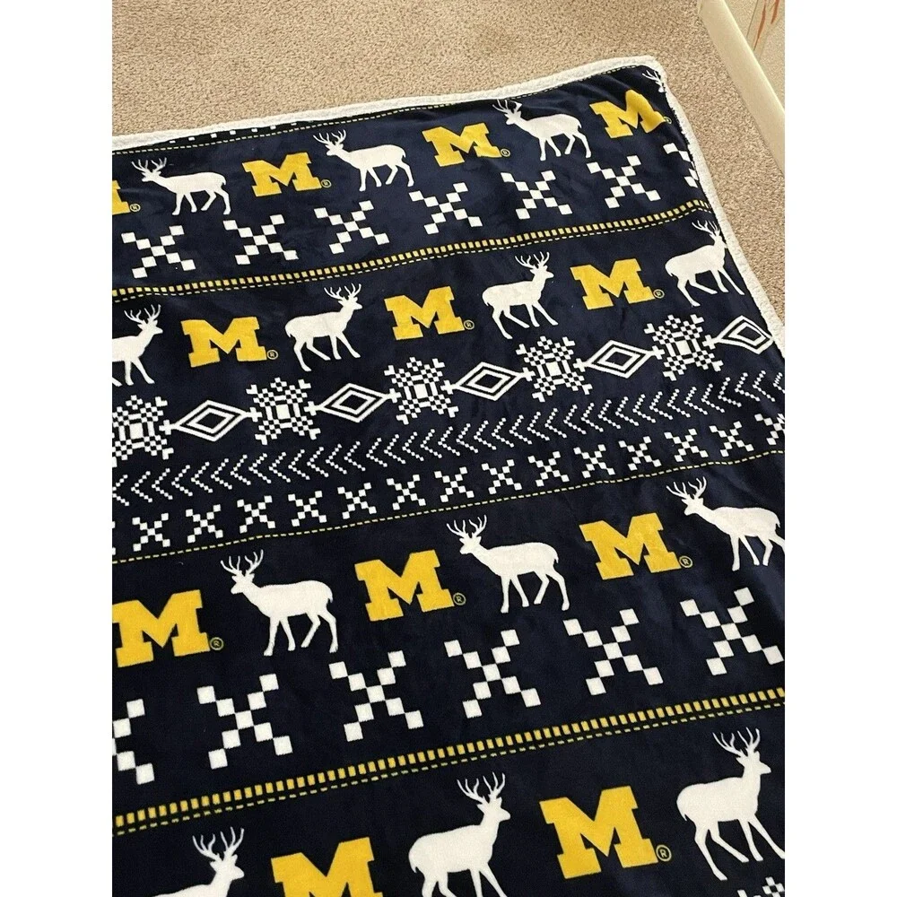 Michigan Wolverines Ultrasoft Extra Large Oversized Throw Blanket 56